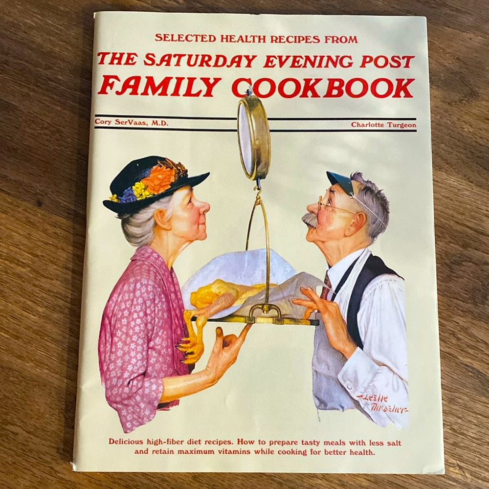 The Saturday Evening Post Family Cookbook. Copyright 1984. 111 pages.